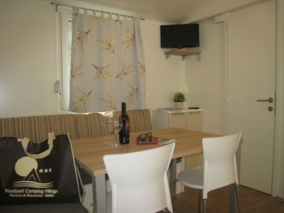 Mobile-home LIRICA with air conditioning - beach service included for min 7 nights (2 beach beds +sunshade) — 3