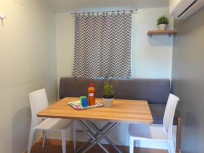 Mobile-home SOLE with air conditioning - beach service included for min 7 nights (2 beach beds + sunshade) — 4
