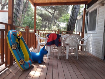 Mobile-home  accessible EASY LIFE with ait conditioning - Beach service included for stay of min 7 nights (2 beach beds +sunshade) — 5
