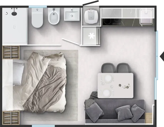 Mobil Home Sole Gold  Avec Climatisation - Service À La Plage (Min 7 Nuits)