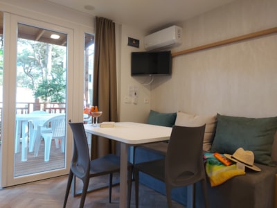 Mobile-home SOLE GOLD with air conditioning - beach service included min 7 nights — 4