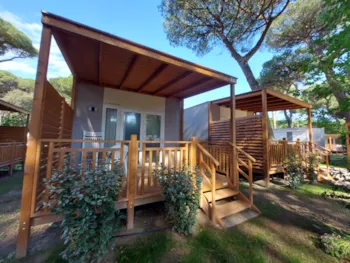Location - Mobil Home Sole Gold  Avec Climatisation - Service À La Plage (Min 7 Nuits) - Camping Piomboni SRL