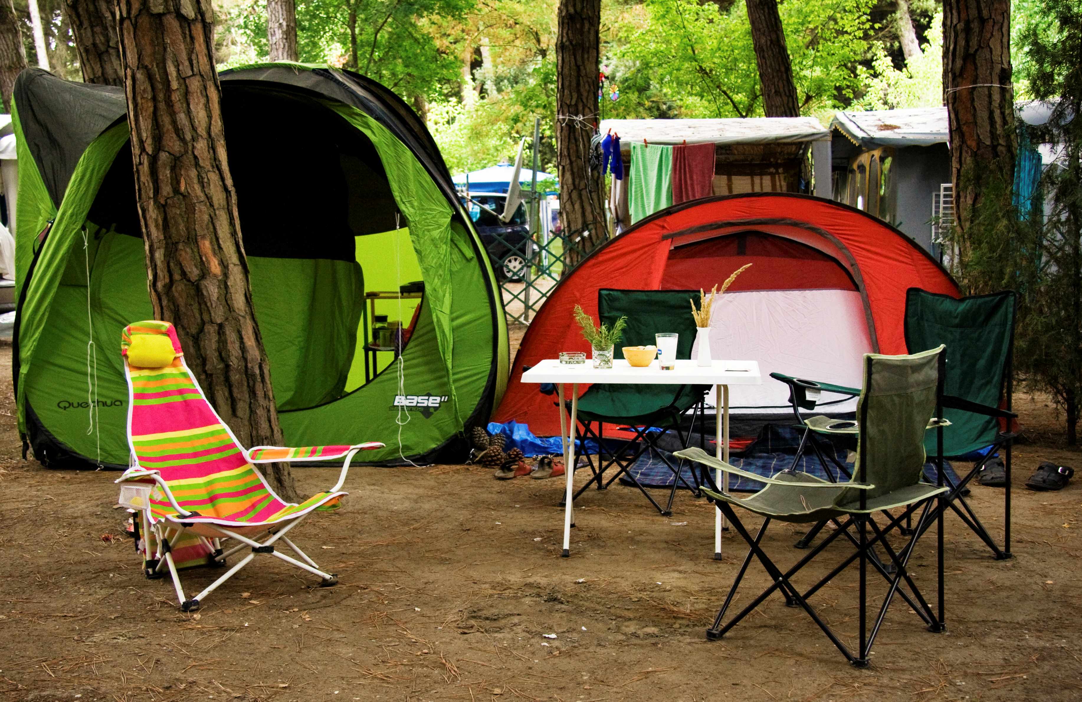 Pitch type PLUS for Tent  + Car  + Electricity 6A included