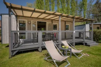 Mietunterkunft - Rose Top Tv - 33 M² - 2 Schlafzimmer - Clico Chic - Camping La Ferme des Aulnes