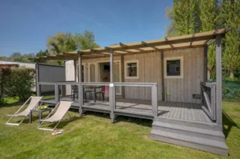 Mietunterkunft - Rose Top Presta - 33 M² - 2 Schlafzimmer - Clico Chic - Camping La Ferme des Aulnes