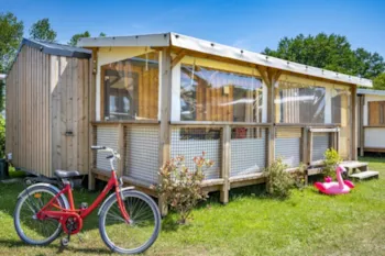 Mietunterkunft - Rose Tip Top Tv - 33 M² - 2 Schlafzimmer - Clico Chic - Camping La Ferme des Aulnes