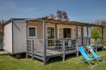 Mietunterkunft - Rose Top Tv Placette - 38 M² - 3 Schlafzimmer - Clico Chic - Camping La Ferme des Aulnes