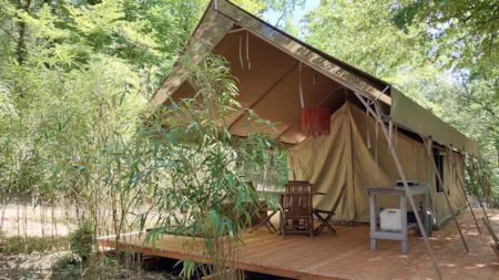 Huuraccommodatie(s) - Lodge Geest - Zonder Sanitaire Voorzieningen - Camping Le Vézère Périgord