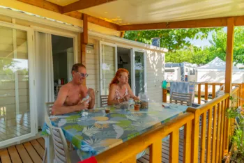 Mietunterkunft - Mobilheim Tamarius - CAMPING LA GAVIOTA