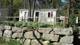 Accommodation - Mobil-Home Riviere Ng 26 M2 Air-Conditioning - CAMPING DES TUNNELS