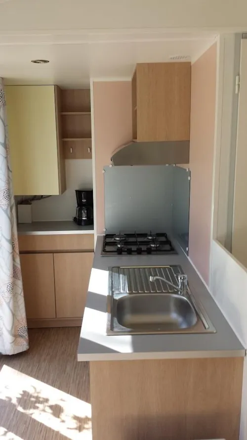 Accommodation - Mobil-Home Riviere Ng 26 M2 Air-Conditioning - image n°2 - CAMPING DES TUNNELS