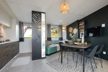Mietunterkunft - Cottage Privilège Du'otello Avec Pergola Bioclimatique - Camping les Embruns