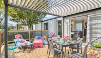 Mietunterkunft - V- Cottage Confort Mor'bras Avec Pergola Bioclimatique - Camping les Embruns