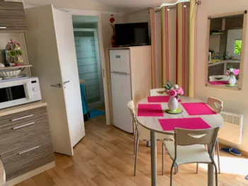 Mietunterkunft - Cottage Embruns - Terrasse - Sonntag / Sonntag - Camping les Embruns