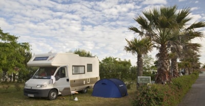 Access Pitch / 1 car / electricity / water — 2