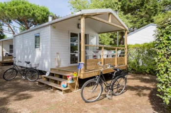 Mietunterkunft - Mobilheim Confort / 1 Schlafzimmer - Camping Eden Villages L'Océan & Spa