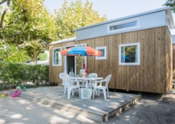 Huuraccommodatie(s) - Tiny Home / 2 Slaapkamers / 21M² - Camping Eden Villages L'Océan & Spa