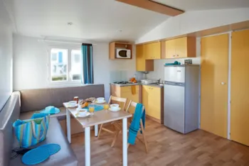 Mietunterkunft - Mobilheim 2 Zimmer Atlantique - 27M² - Capfun - Camping de L'Eve****