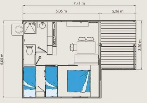 Chalet Confort 2 Chambres
