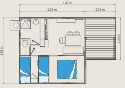 Chalet Confort 2 bedrooms — 8