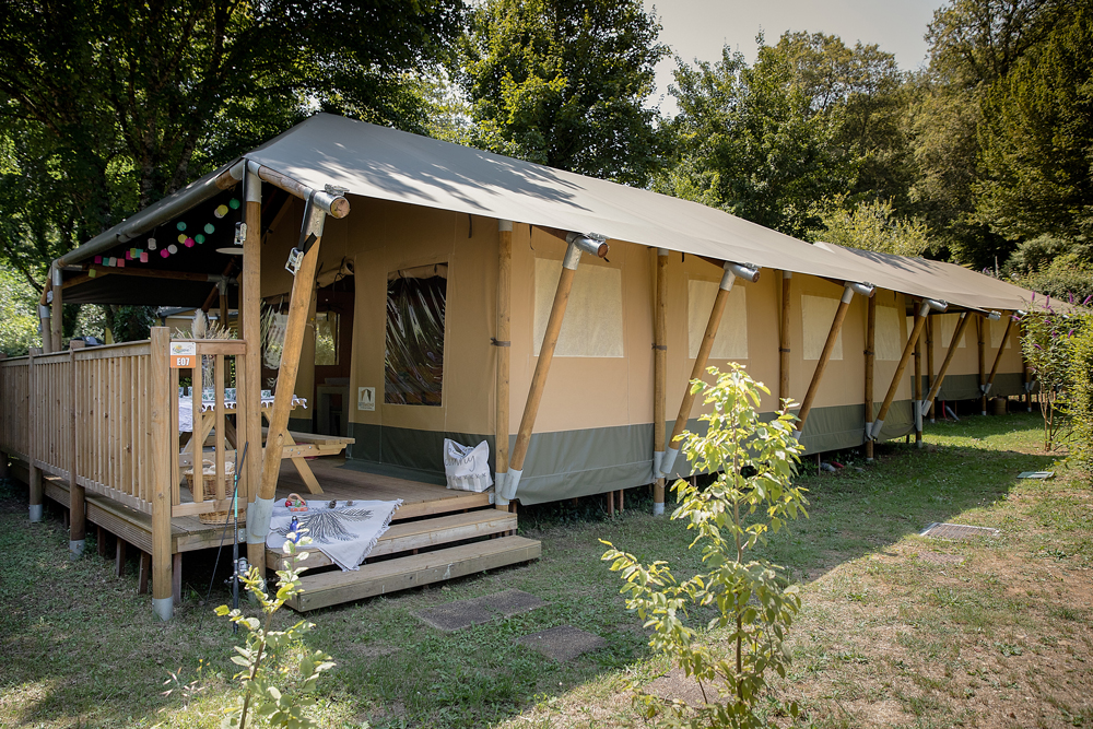 Accommodation - Tent Sahari Grand Family - 3 Bedrooms - Camping Eden Villages La Bouquerie