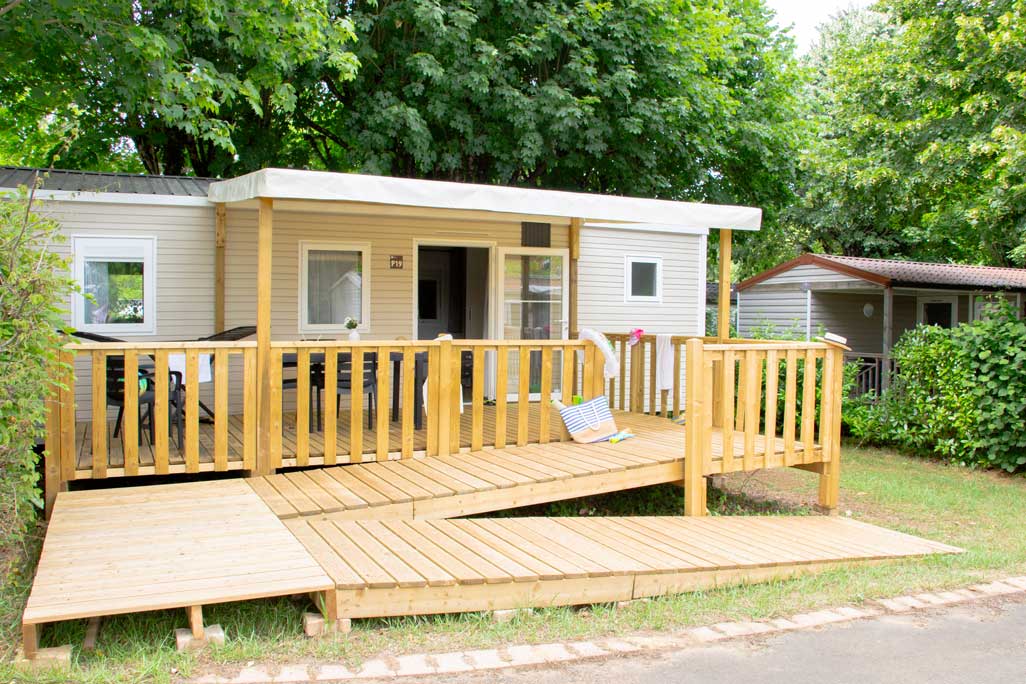 Accommodation - Mobil-Home Confort 2 Bedrooms - Adapted To The People With Reduced Mobility - Camping Eden Villages Les Truffières de Dordogne - La Bouquerie