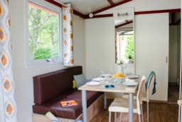 Mietunterkunft - Chalet Confort 2 Schlafzimmer - Camping Eden Villages Les Truffières de Dordogne - La Bouquerie