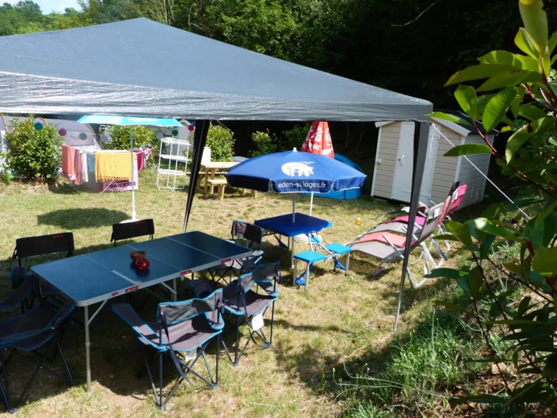 Emplacement Confort + Électricité + Cabanon