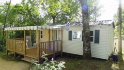 Location - Mobil Home Sun 24M² - Terrasse Couverte - 2 Chambres - Camping de la Colombière