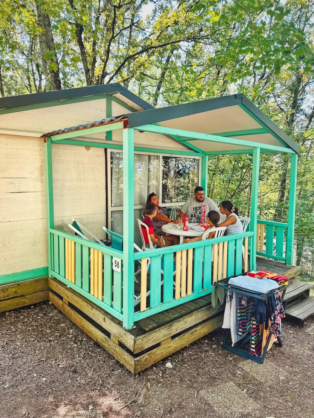 Location - Chalet Moorea 33.15 M² - 2 Chambres - Camping Ushuaïa Villages la Colombière