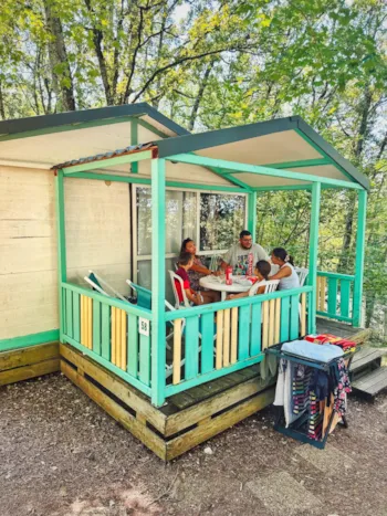 Mietunterkunft - Chalet Moorea 33.15 M² - 2 Zimmer - Camping Ushuaïa Villages la Colombière