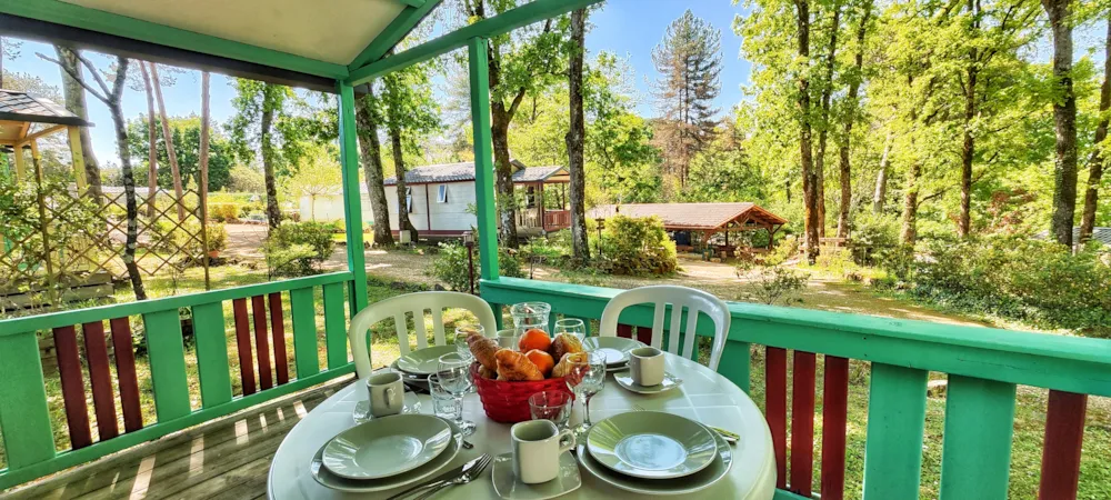 Location - Chalet Moorea 33.15 M² - 2 Chambres - Camping Ushuaïa Villages la Colombière