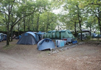 Pitch tent/caravan or camping-car
