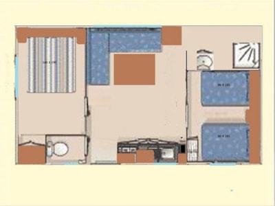 Mobil-home Confort 2 bedrooms