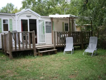 Mietunterkunft - Mobilheim Grand Confort Clim  2 Zimmer - Camping Le Picouty