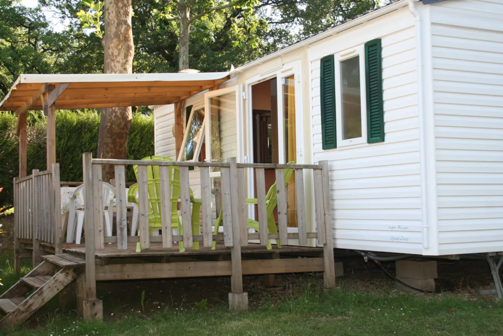 Location - Mobil-Home Grand Large Clim 2 Chambres - Camping Le Picouty