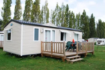 Mietunterkunft - 3-Bedroom Comfort Krusoé Mobil-Home 33Sqm - Castel Camping Domaine de la Ville Huchet