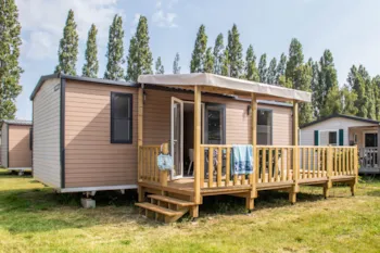 Mietunterkunft - Mobil-Home 2 Chambres Chausey Grand Confort 29.9Sqm - Castel Camping Domaine de la Ville Huchet