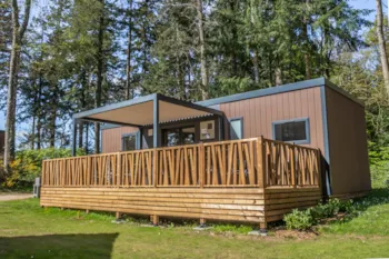 Mietunterkunft - Mobilheim Premium Taos Belle-Ile 3 Schlafzimmer/2 Bäder 40M² - Castel Camping Domaine de la Ville Huchet