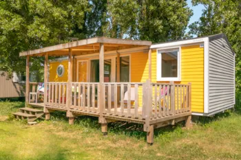 Mietunterkunft - 2-Bedroom Mobile-Home Privilège Bélem 33Sqm - Castel Camping Domaine de la Ville Huchet