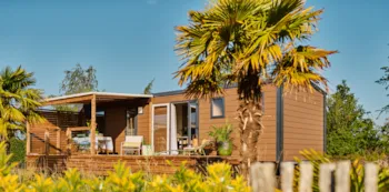 Mietunterkunft - Nemo Privilege Mobilheim, 3 Schlafzimmer, 40 M² - Castel Camping Domaine de la Ville Huchet