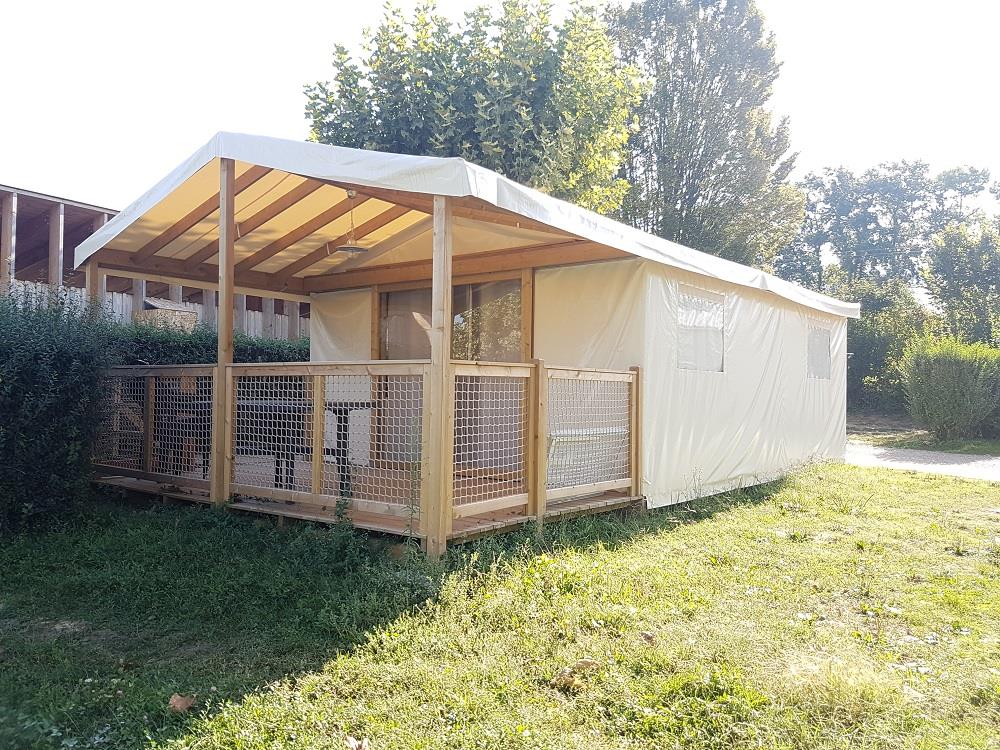 Accommodation - Tent Sahari Adapted To The People With Reduced Mobility - 25M² - Camping Lac du Lit du Roi