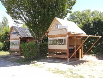 Mietunterkunft - Zelt Bivouac - 5M² - 1 Schlafzimmer - Ohne Sanitäranlagen - Clico Chic - Camping Lac du Lit du Roi