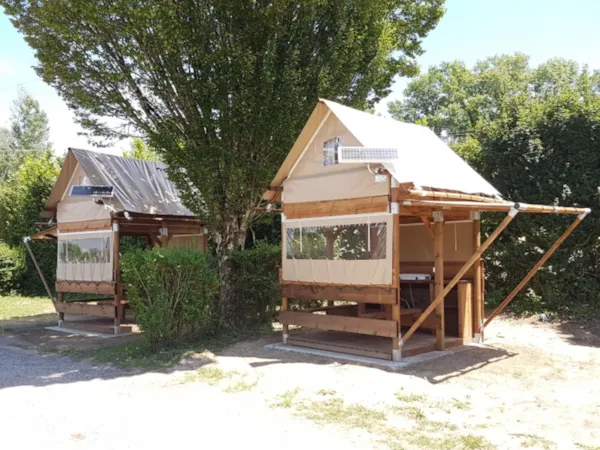 Location - Tente Bivouac - 5M² - 1 Chambre - Sans Sanitaires - Clico Chic - Camping Lac du Lit du Roi