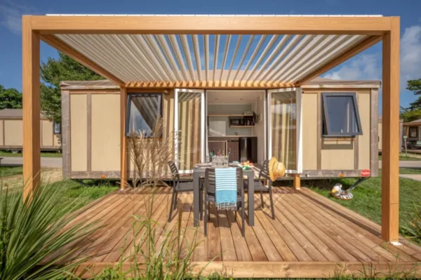 Location - Indy Tv - 15 M² - 2 Chambres - Clico Chic - Camping Lac du Lit du Roi