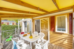 Huuraccommodatie(s) - Sun Clim + Tv - 27 M² - 2 Slaapkamers - Clico Chic - Camping Lac du Lit du Roi