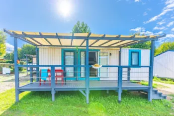 Mietunterkunft - Rose Top Presta - 33 M² - 2 Schlafzimmer - Clico Chic - Camping Lac du Lit du Roi
