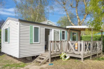 Mietunterkunft - Resort Clim + Tv - Seeblick - 30.5 M² - 2 Schlafzimmer - Clico Chic - Camping Lac du Lit du Roi