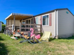 Huuraccommodatie(s) - Resort Top Presta Uitzicht Op Het Meer - 31 M² - 3 Slaapkamers - Clico Chic - Camping Lac du Lit du Roi