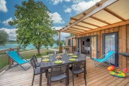 Huuraccommodatie(s) - Tribu Top Presta Uitzicht Op Het Meer - 51 M² - 5 Slaapkamers - Clico Chic - Camping Lac du Lit du Roi